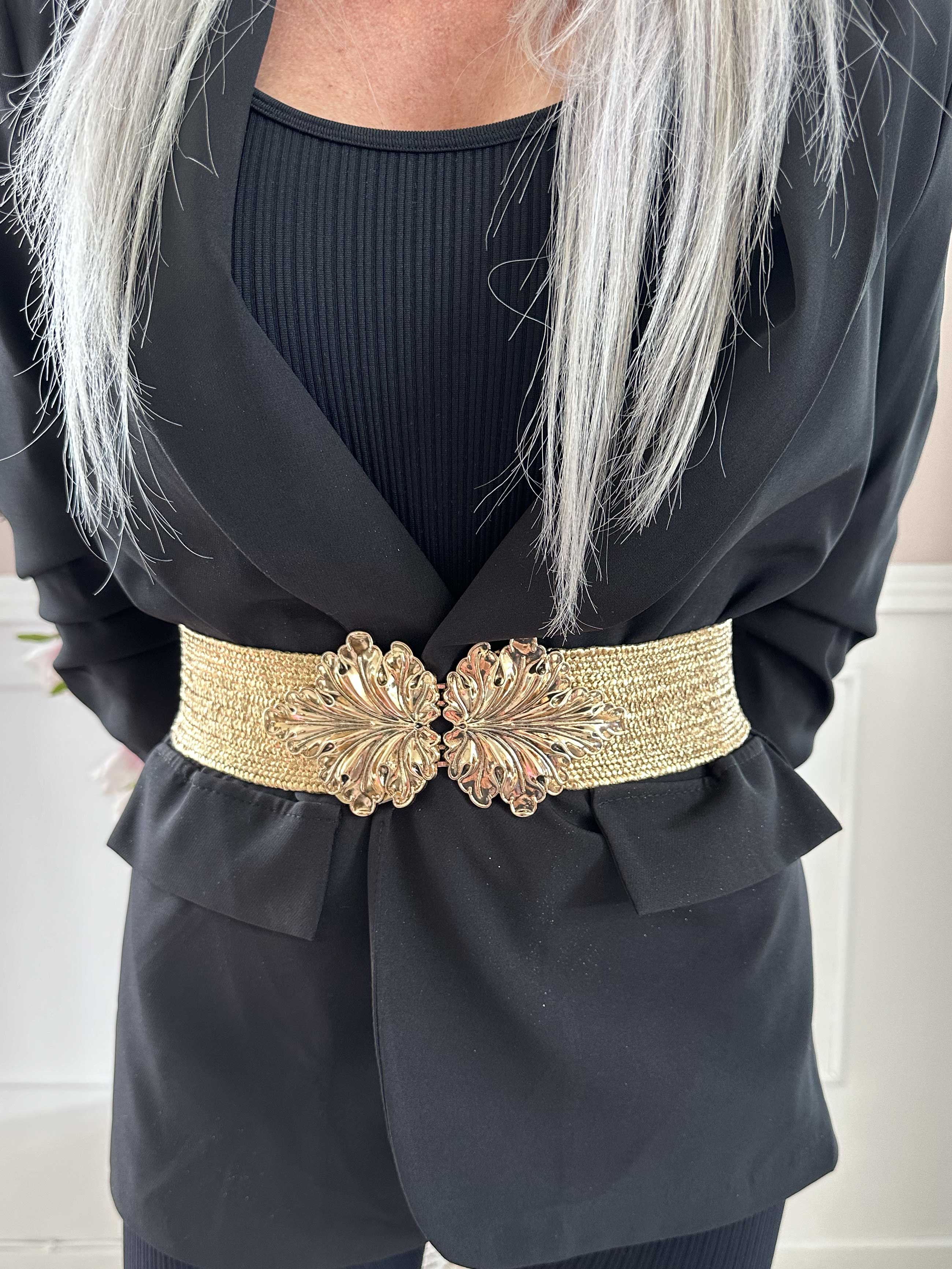 Rima - Elastiskt midjebälte med flätat spänne